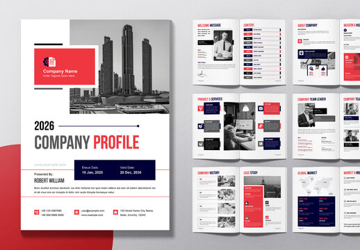 Company Profile Template Layout