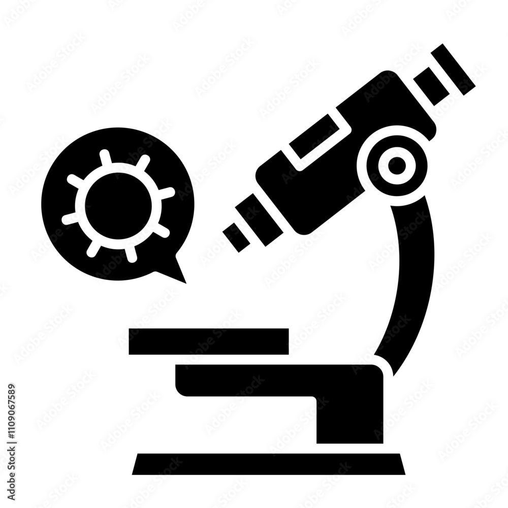 Poster Microscope Icon