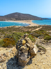 Südspitze von Rhodos mit den zwei Meeren Ägäis und Mittelmeer