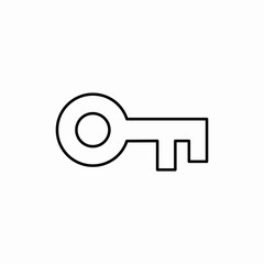 lock key icon sign vector