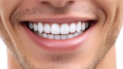 Radiant Confidence: Close-Up of a Perfect Smile