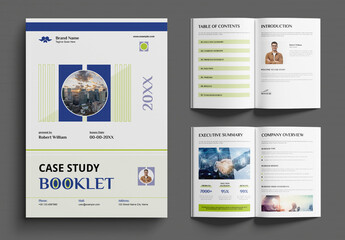 Case Study Booklet Template