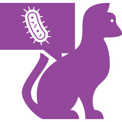 Pet, dog, sick icon
