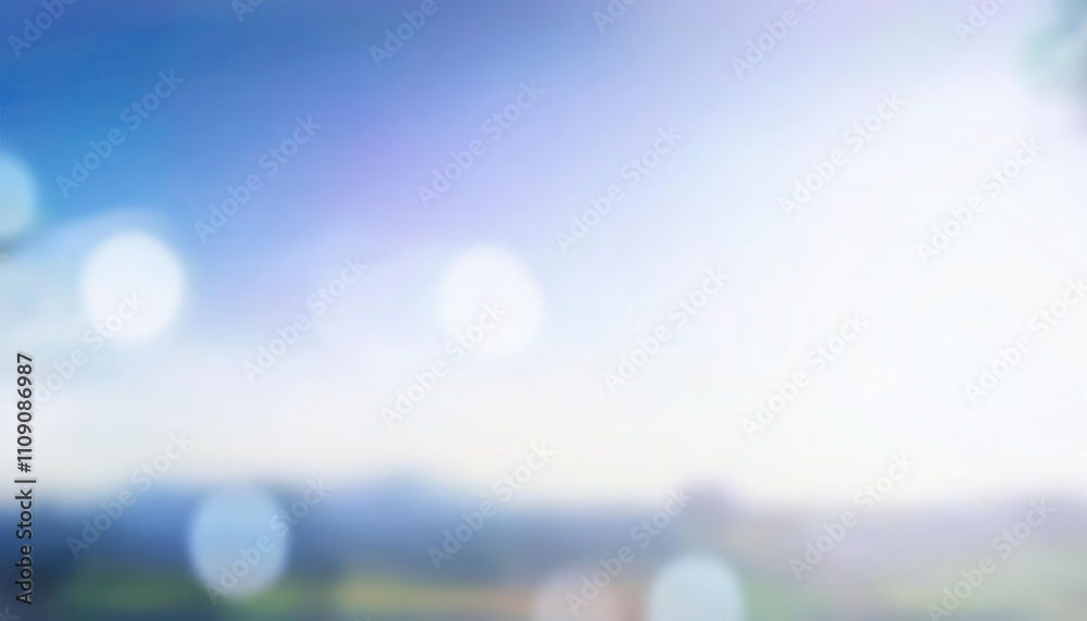 Poster dreamlike soft blur. conceptual background for meditation apps, inspirational social media posts, an