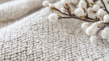 Soft Cotton Fabric Close-Up