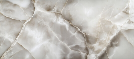 Fototapeta premium Polished Marble with Gray Veins