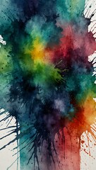 Fototapeta premium Watercolor background, abstract design.