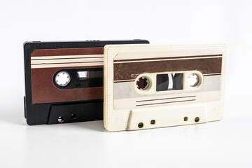 Obraz premium Pair of Old Audio Cassettes
