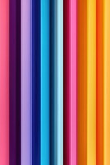 A detailed view of a vibrant striped pattern on a surface, ideal for use in designs and illustrations