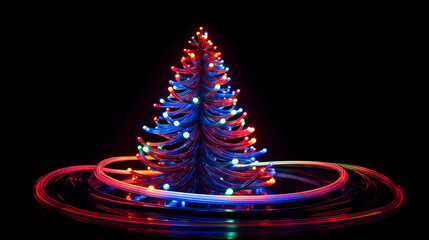 Christmas Tree Neon Lights 3