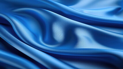 Obraz premium Purple And Blue Satin Gradient Waves