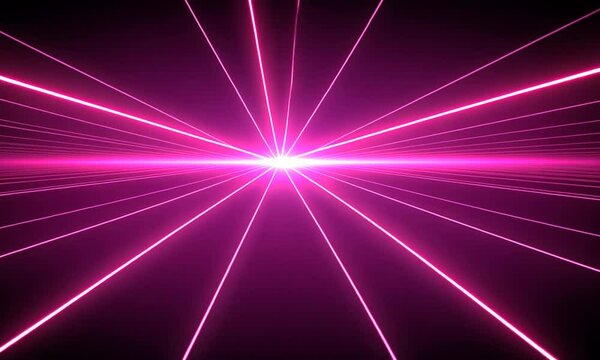 Purple neon light laser show background video.