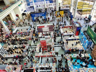 Ankara, Turkiye, November 30, 2024, 21st Ankara Book Fair November 29 - December 8 (Turkish: Geleneksel 21. Ankara Kitap Fuarı)