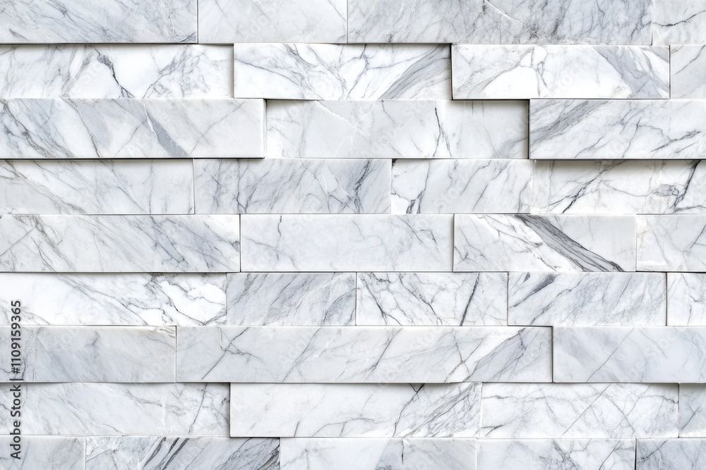 Poster a close-up shot of a marble tile wall, suitable for use in interior design or architecture photograp