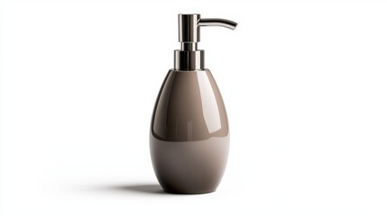 Obraz premium 3D Modern Brown Ceramic Soap Dispenser
