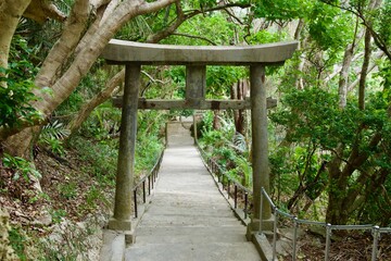 沖縄にあった鳥居