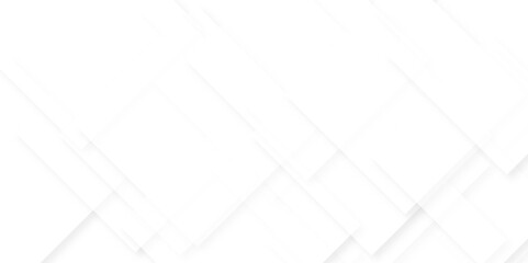 Abstract background with squares. Abstract minimal geometric white and gray light background design. white transparent material in triangle diamond and squares shapes in random geometric pattern.