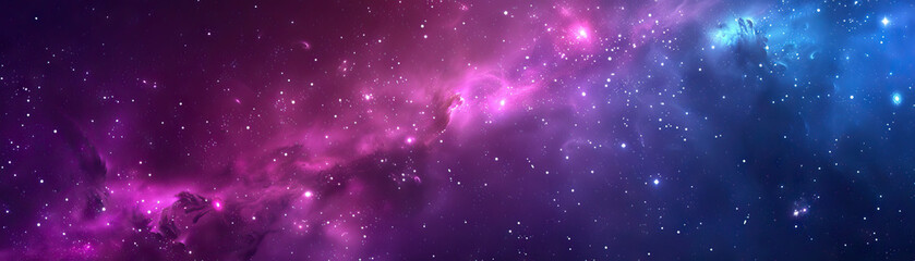 Obraz premium Celestial Dreams: Celestial colors like cosmic purple, starry night blue, and comet tail green create a celestial dreams theme