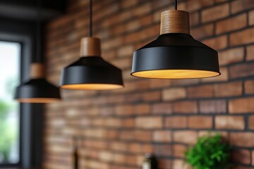 Obraz premium Discover the Perfect Blend of Style and Function Stylish Kitchen Lighting with Dynamic Designs, Warm Tones, and Modern Fixtures Elevate your kitchen's ambiance with our curated collection of