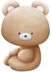 Fluffy brown bear