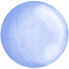 hand painted watercolor bubbles