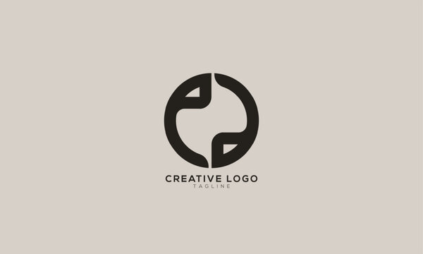 EA AE EOA AEO Abstract initial monogram letter alphabet logo design