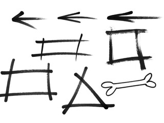 Marker drawing, marker picture, marker design pattern