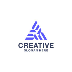 A simple technology logo desi...