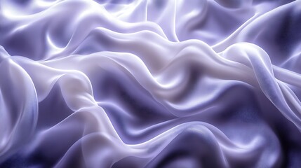 Fototapeta premium A mesmerizing abstract composition of pearlescent white and indigo smoke, curling and intertwining like ribbons on a soft velvet, glowing as if lit from within.