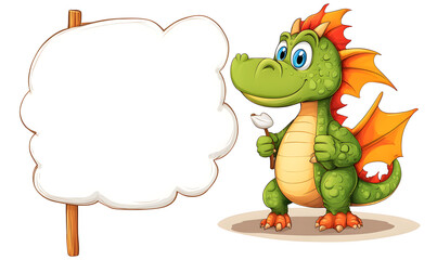 Fototapeta premium Vibrant Chinese Dragon Doodles, Playful and Whimsical 2D Illustrations for Posters, Tags, and Banners