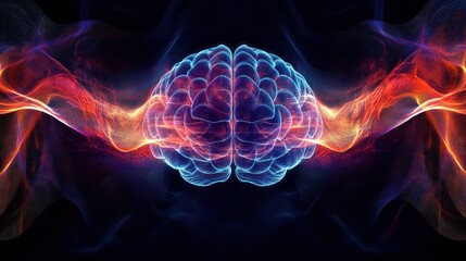Obraz premium Abstract Concept of Enhanced Cognitive Function