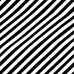 Mesmerizing Diagonal Stripes in Black and White   Bold Geometric Abstract Minimalist Pattern