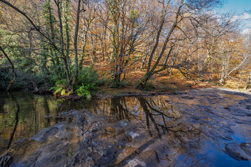Fototapeta premium Suuctu waterfalls in Mustafakemalpasa, Bursa
