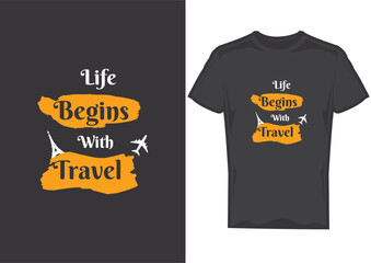 Traveling T-shirt Design 2025