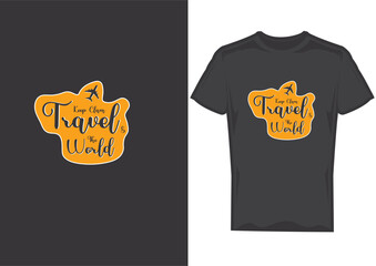Traveling T-shirt design 2025