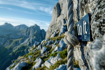 Inspiring "Just Do It" quote with bold text on a clean and modern background.