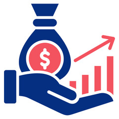 Financial Production Partners Mixed Color Icon