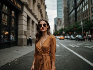 Obraz premium Women’s fashion in the city.