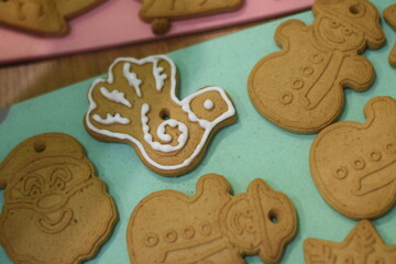 Gingerbread cookies on Christmas