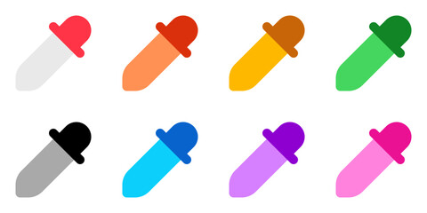 Editable eyedropper, color picker vector icon. Part of a big icon set family. Perfect for web and app interfaces, presentations, infographics, etc
