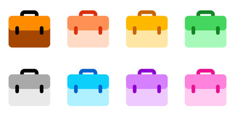 Editable briefcase, portfolio vector icon. Part of a big icon set family. Perfect for web and app interfaces, presentations, infographics, etc