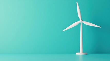 Financial windmill, spinning blades distributing capital, 3D illustration