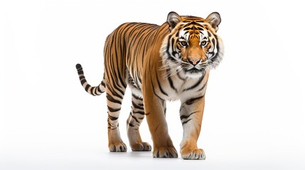 Obraz premium Isolated Tiger on Clear Transparent Background 