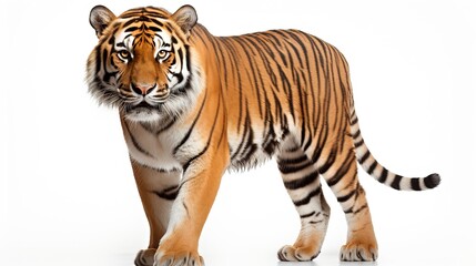 Obraz premium Isolated Tiger on Clear Transparent Background 