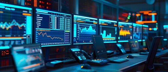 High-Quality Network Operations Center Image: Perfect for Tech Blogs, Articles, and Presentations