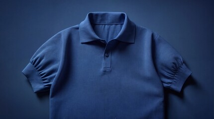 A short-sleeved polo shirt for use as the main product image on an online store