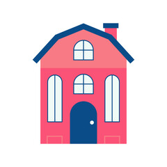 Cute House Illustration