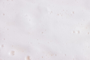 Milky white foam clean empty texture background