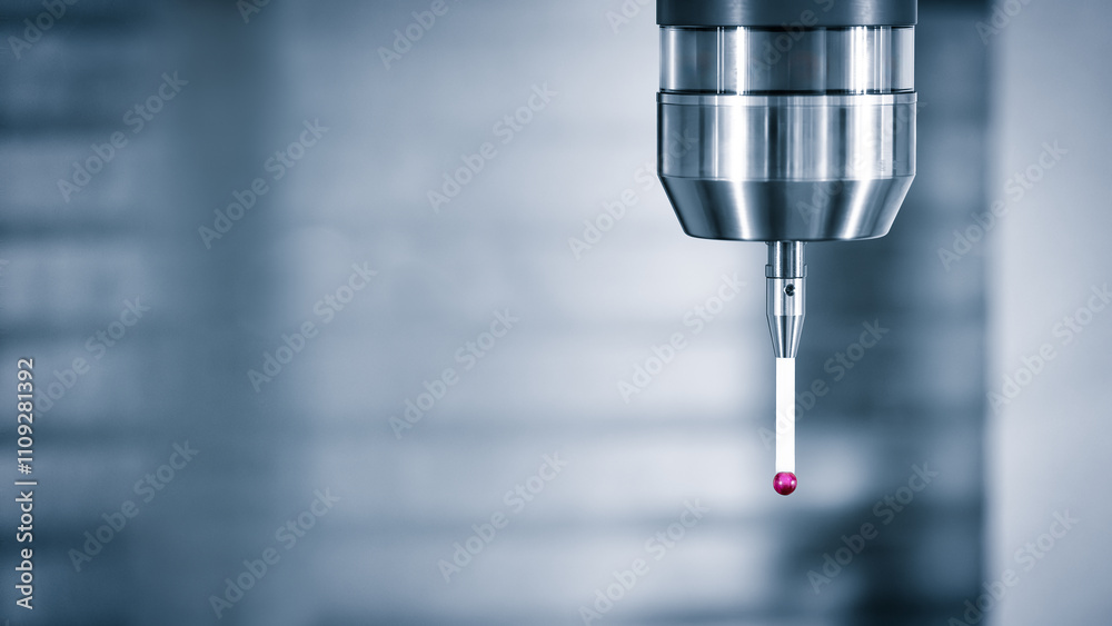 Poster quality control on milling cnc machine, coordinate measuring machine, quality control machine