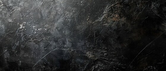 Aged Black Abstract Background with Dust and Scratches: Perfect for Vintage Designs and Text Overlays